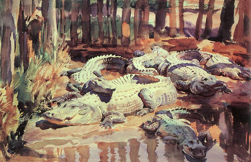 John Singer Sargent Muddy Alligators Germany oil painting art